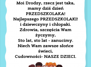 Dzień Przedszkolaka- plakat.